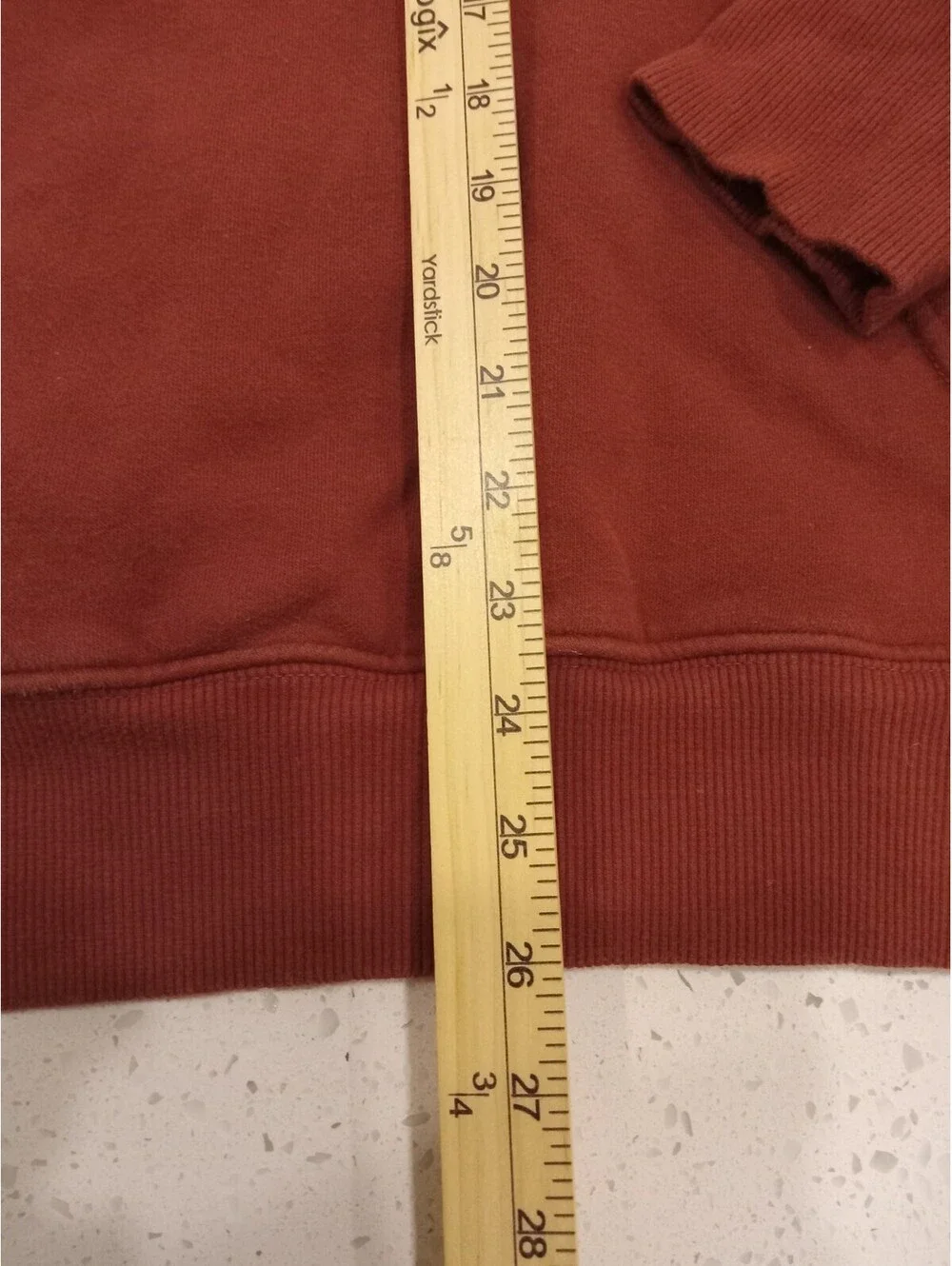 The North Face Reds Hoodie Mens Medium Brick House Red Never Stop Exploring M